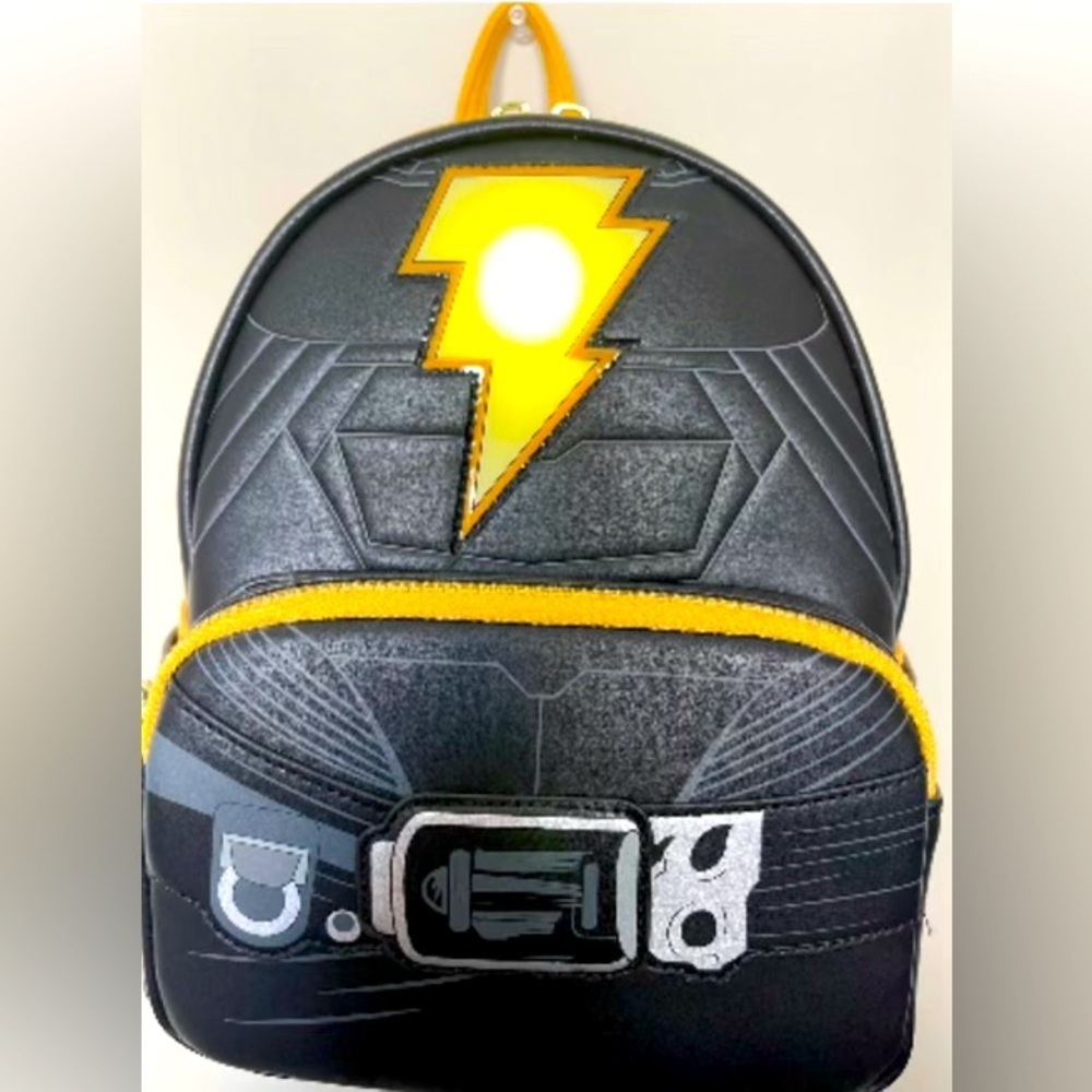 Loungefly DC Comics Black Adam Light-Up Cosplay Mini Backpack Bag NWT​​ - Picture 2 of 9